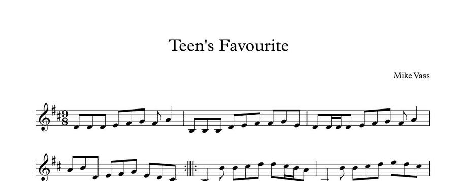 The score of Teen’s Favourite