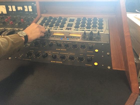 Guy Davie mastering Save His Calm, September 2018