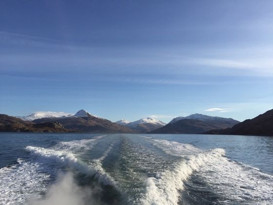 Leaving Knoydart the next morning