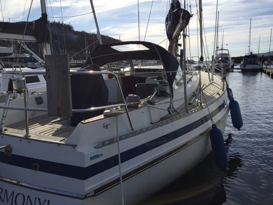 Sweet Harmony at her berth